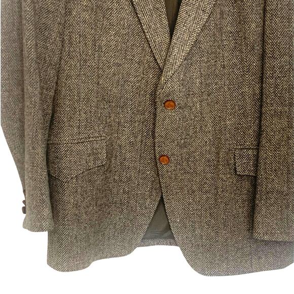 Larry Mahan’s Cowboy Collection Sport Coat Blazer 40R Mens Gray Tweed Ranch - Picture 8 of 12